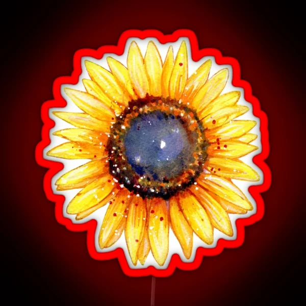 Sunflower Burst RGB Neon Sign