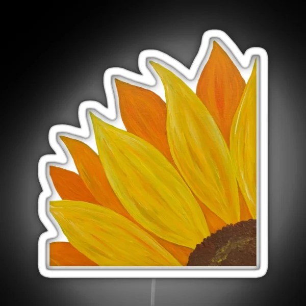 Sunflower Painting RGB Neon Sign
