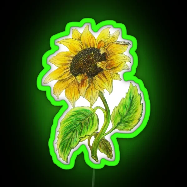 Sunflower RGB Neon Sign