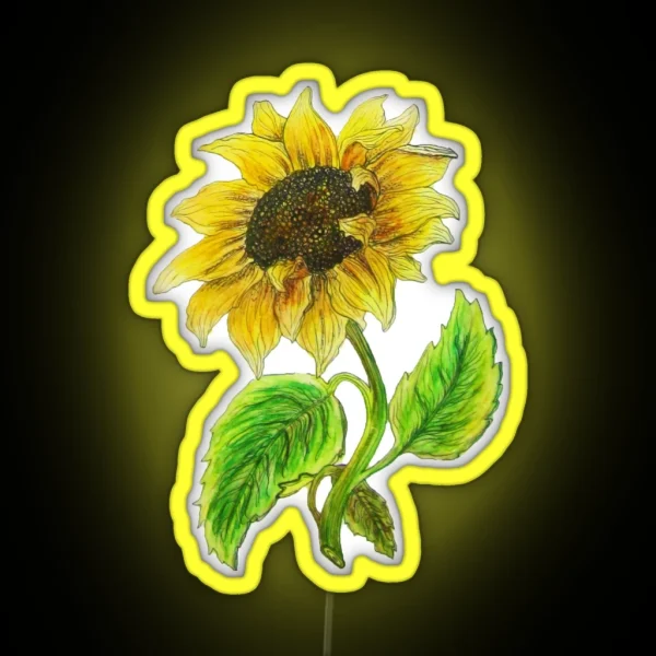 Sunflower RGB Neon Sign