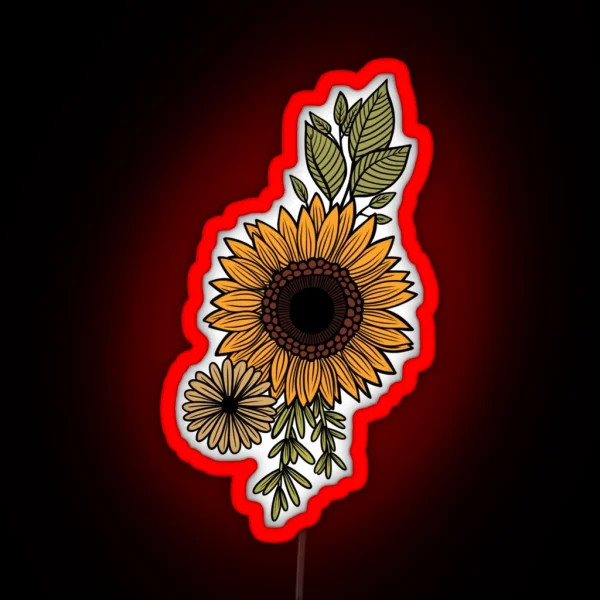 Sunflower RGB Neon Sign