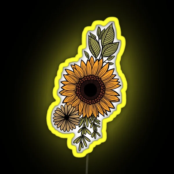 Sunflower RGB Neon Sign