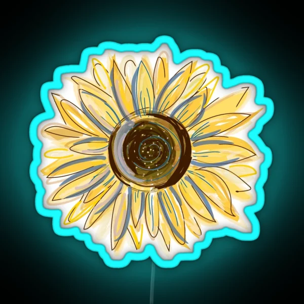 Sunflower RGB Neon Sign