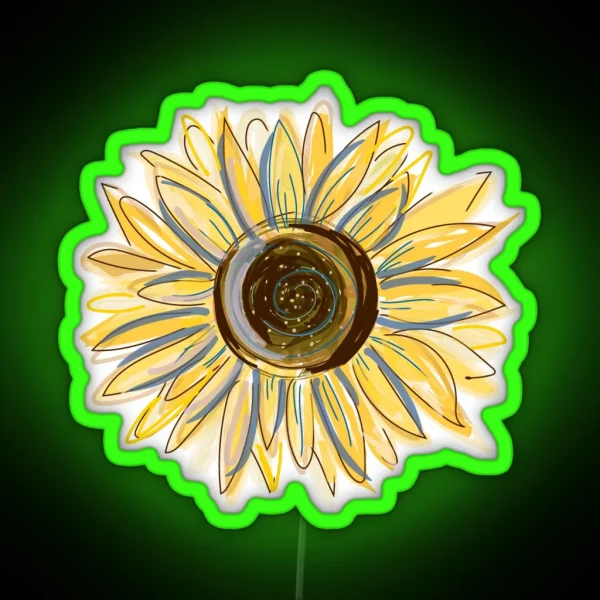 Sunflower RGB Neon Sign