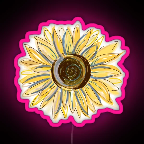 Sunflower RGB Neon Sign