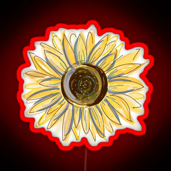 Sunflower RGB Neon Sign