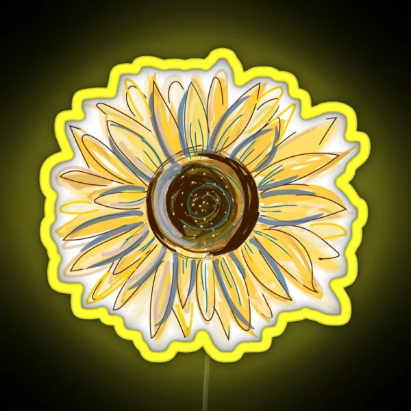 Sunflower RGB Neon Sign