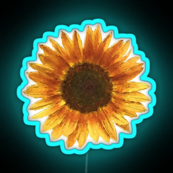 Sunflower RGB Neon Sign