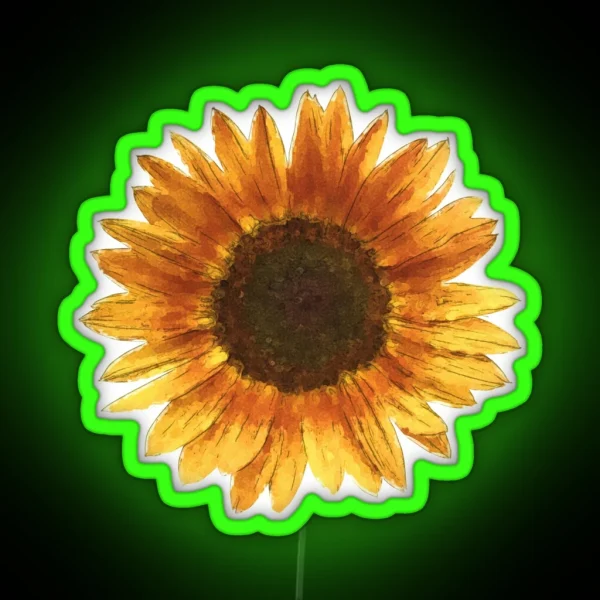 Sunflower RGB Neon Sign