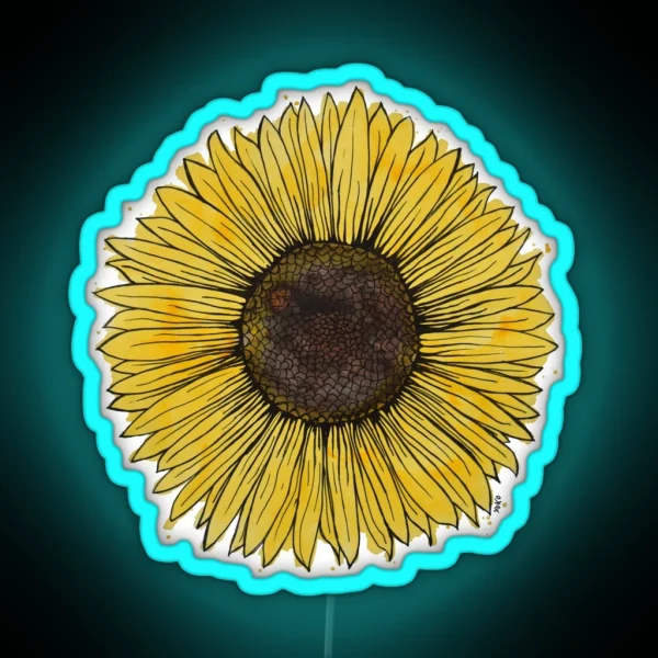 Sunflower RGB Neon Sign