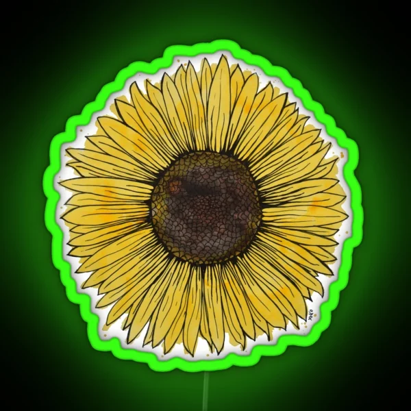 Sunflower RGB Neon Sign