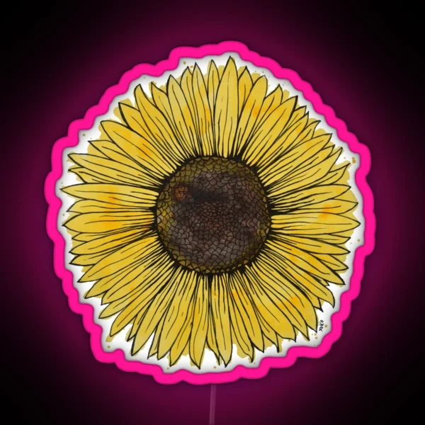 Sunflower RGB Neon Sign