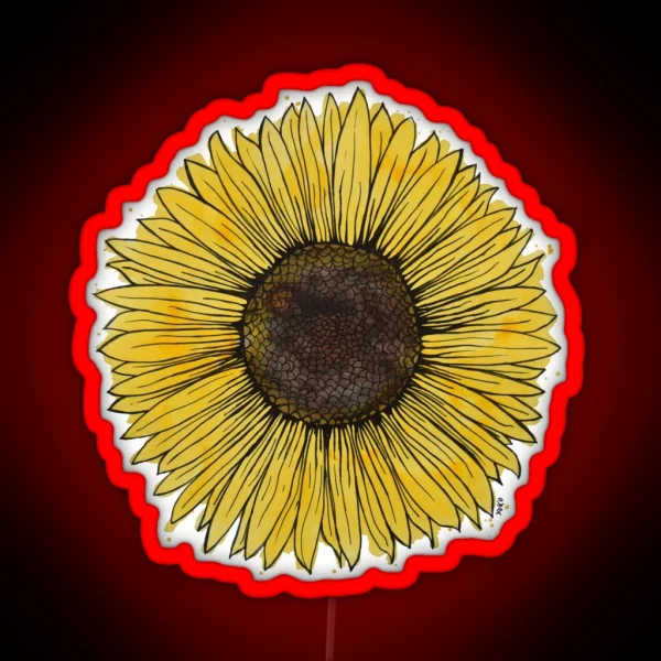 Sunflower RGB Neon Sign