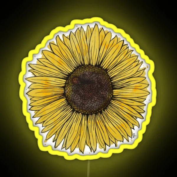 Sunflower RGB Neon Sign