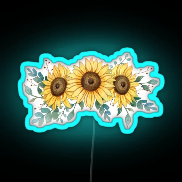 Sunflower RGB Neon Sign