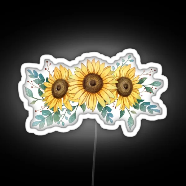 Sunflower RGB Neon Sign