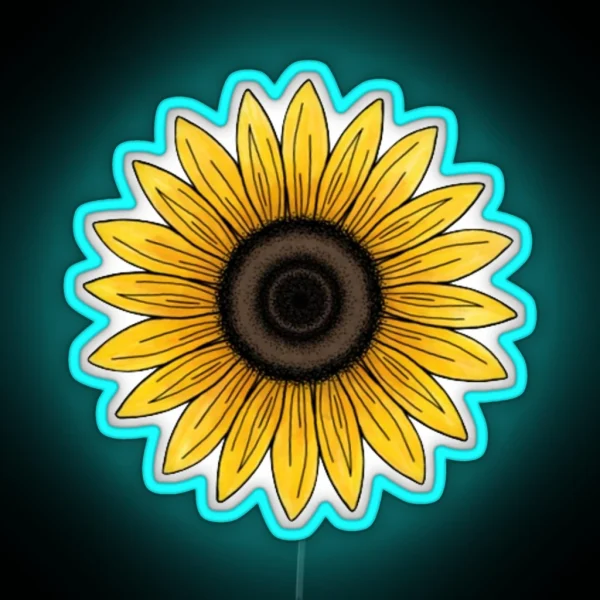 Sunflower RGB Neon Sign