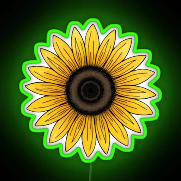 Sunflower RGB Neon Sign