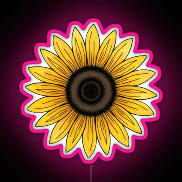 Sunflower RGB Neon Sign