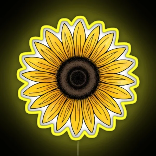 Sunflower RGB Neon Sign