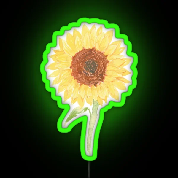 Sunflower RGB Neon Sign