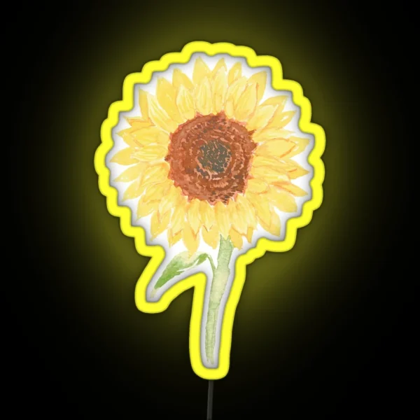 Sunflower RGB Neon Sign