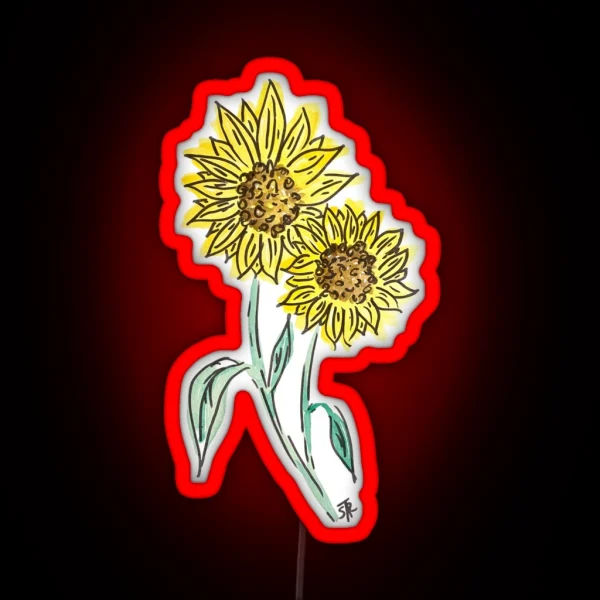 Sunflower RGB Neon Sign