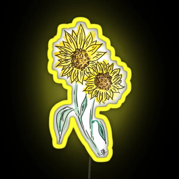 Sunflower RGB Neon Sign