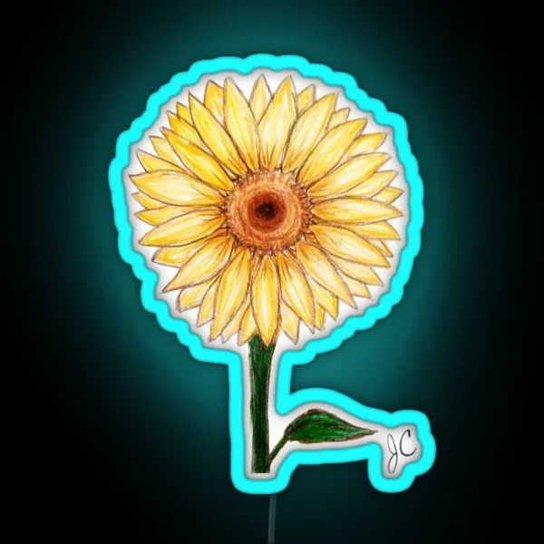 Sunflower RGB Neon Sign