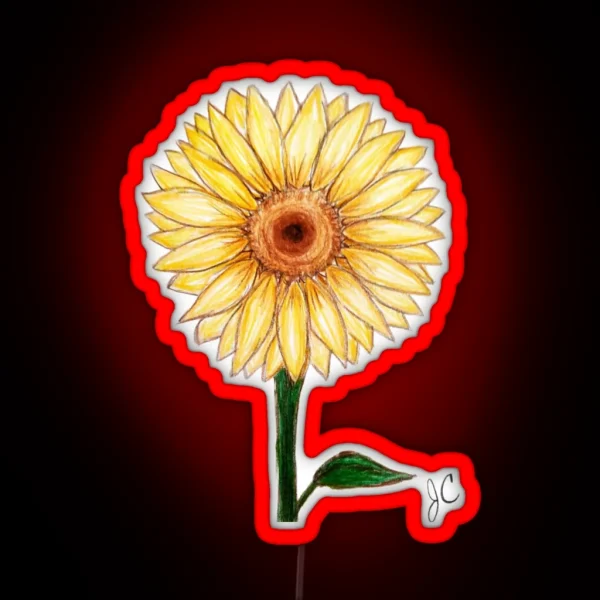 Sunflower RGB Neon Sign