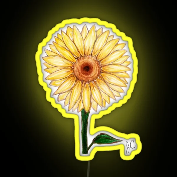 Sunflower RGB Neon Sign