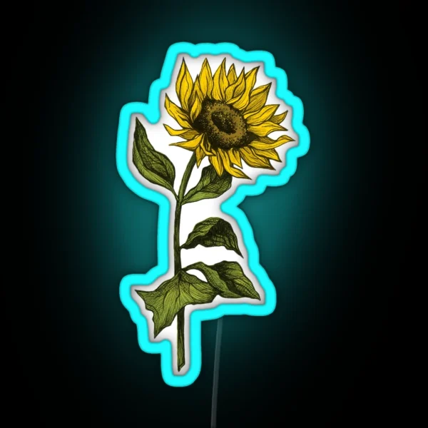 Sunflower RGB Neon Sign