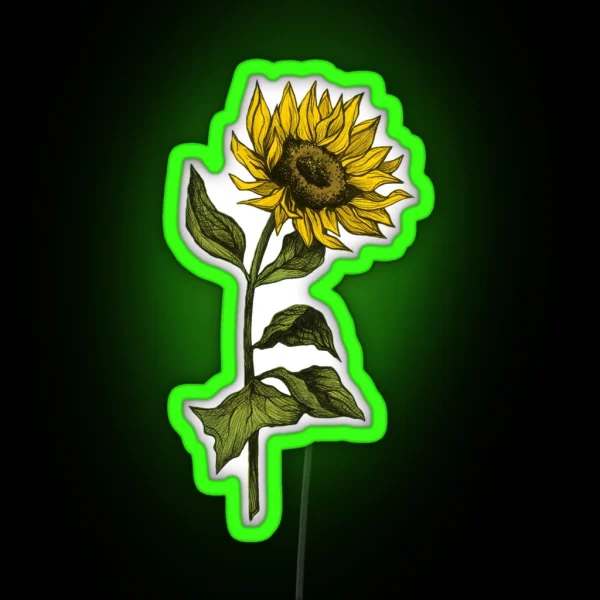 Sunflower RGB Neon Sign