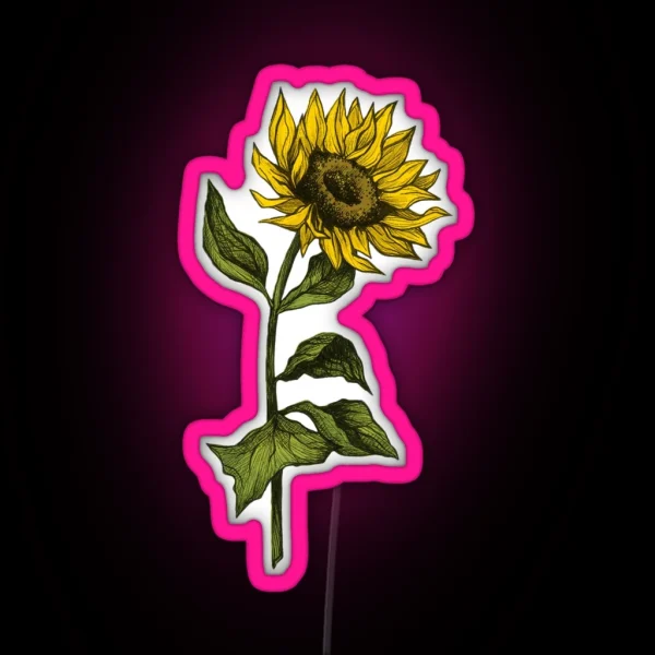 Sunflower RGB Neon Sign