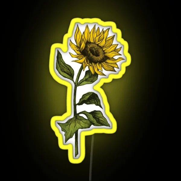 Sunflower RGB Neon Sign