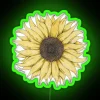 Vibrant Sunflower RGB Neon Wall Sign for Home Decor Accents