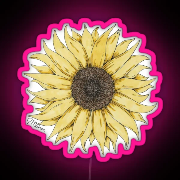 Sunflower RGB Neon Sign