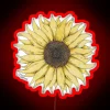 Vibrant sunshine-inspired LED light with sunflower design and color-changing accents