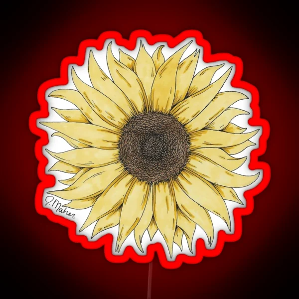 Sunflower RGB Neon Sign