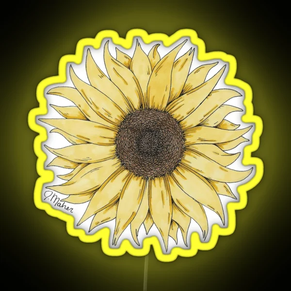 Sunflower RGB Neon Sign