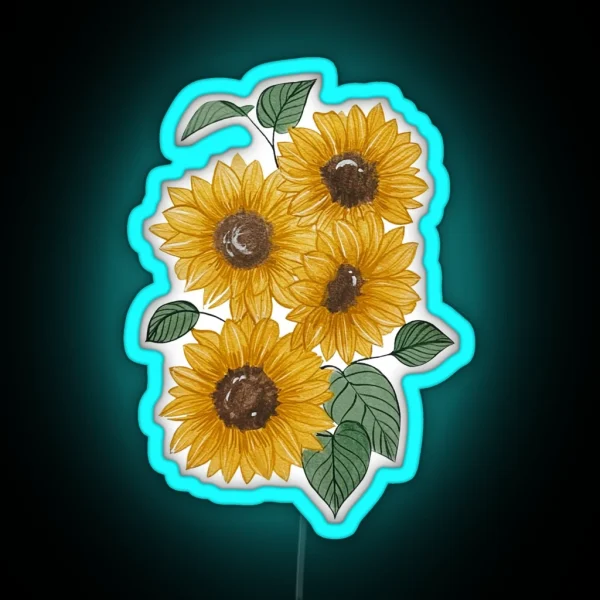 Sunflower RGB Neon Sign