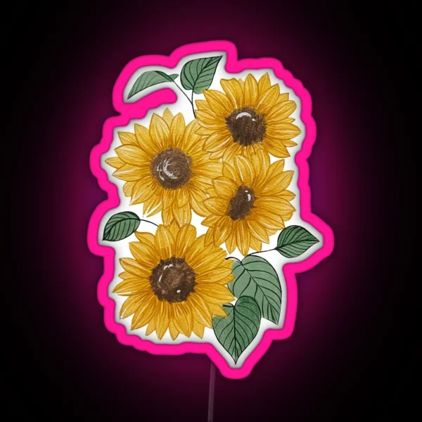 Sunflower RGB Neon Sign
