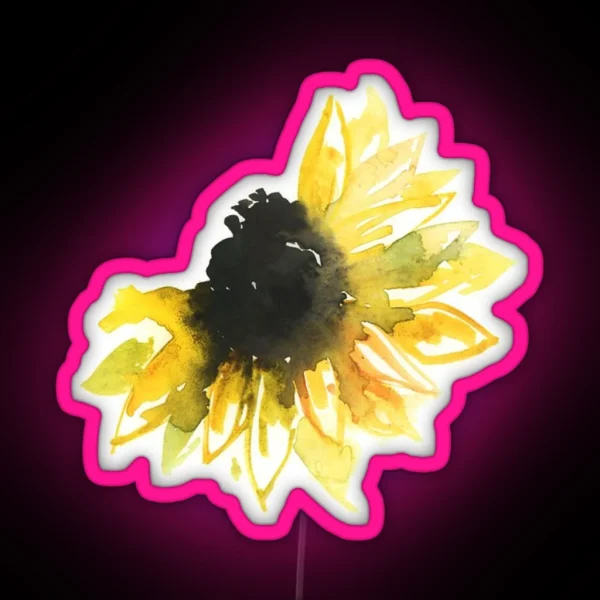 Sunflower RGB Neon Sign