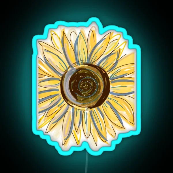Sunflower RGB Neon Sign