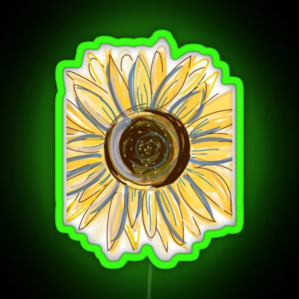 Sunflower RGB Neon Sign