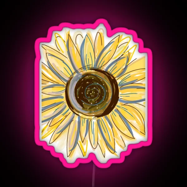 Sunflower RGB Neon Sign