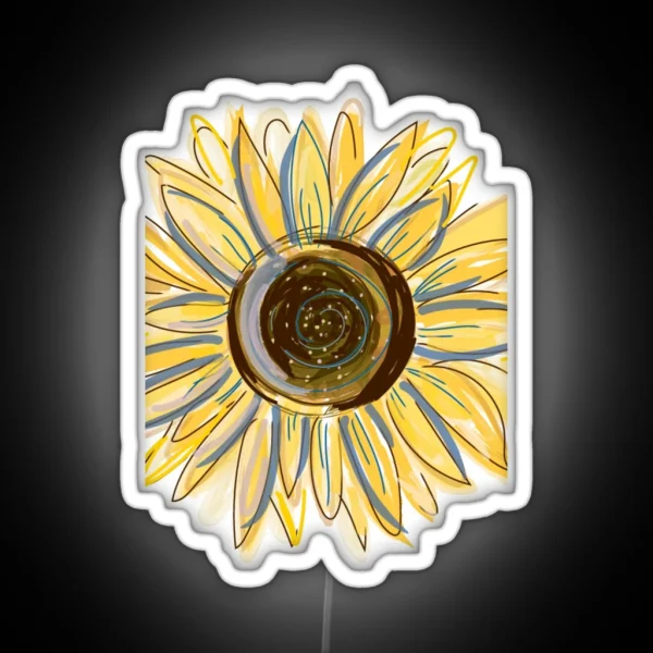 Sunflower RGB Neon Sign