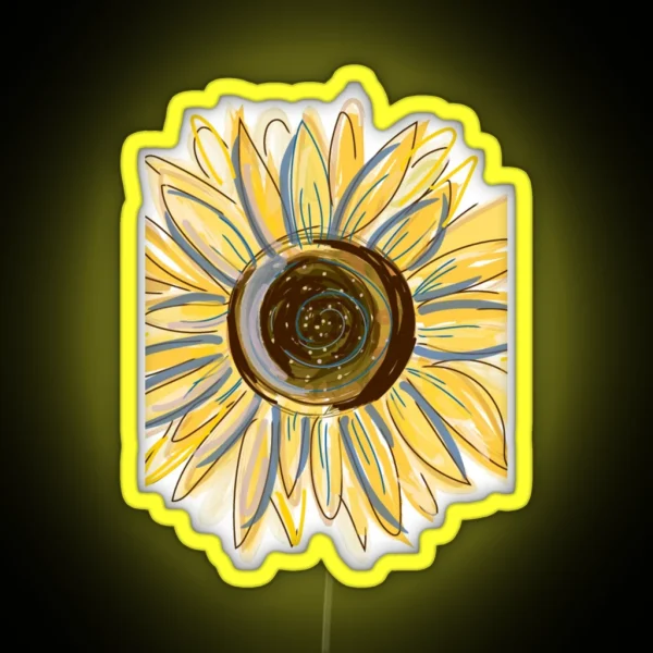 Sunflower RGB Neon Sign