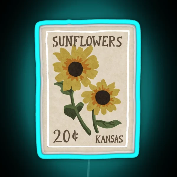 Sunflower Seeds RGB Neon Sign