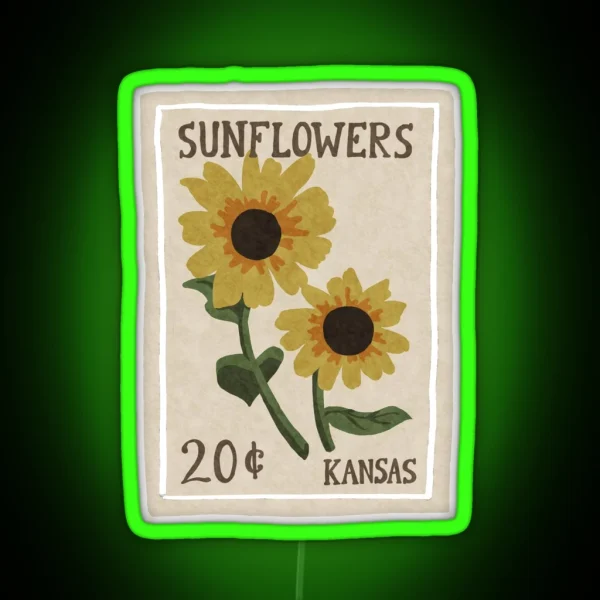 Sunflower Seeds RGB Neon Sign
